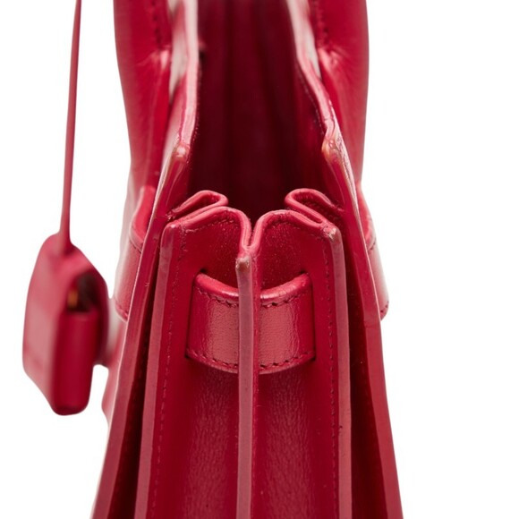 Saint Laurent Sac de Jour Baby Handbag/Shoulder Bag, 2-Way, Pink Leather, Wom... - Picture 8 of 12
